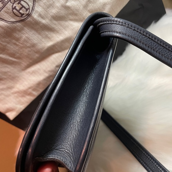 Auth Hermes carryall crossbody flap bag - Picture 12 of 17